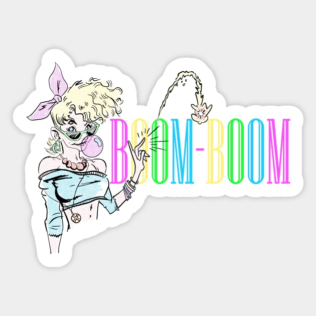 Boom-Boom Sticker by dumb stuff, fun stuff